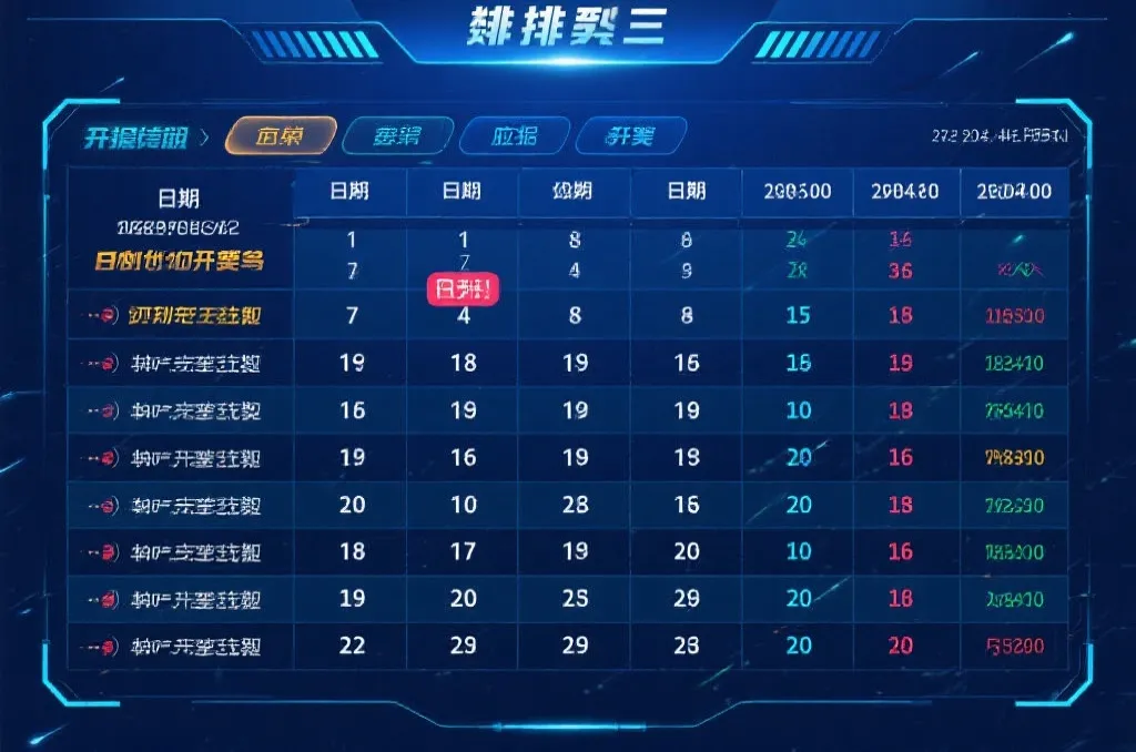 体彩排列三官方信息揭秘：技术架构与透明安全全解析